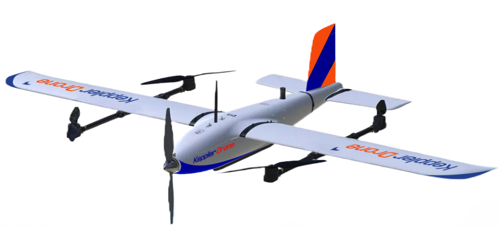 Keppler KF-10 VTOL drone in flight