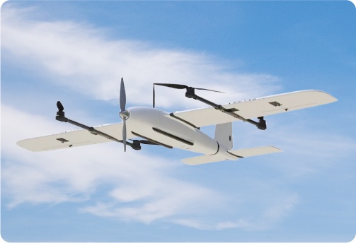 Keppler fixed-wing VTOL drones in flight